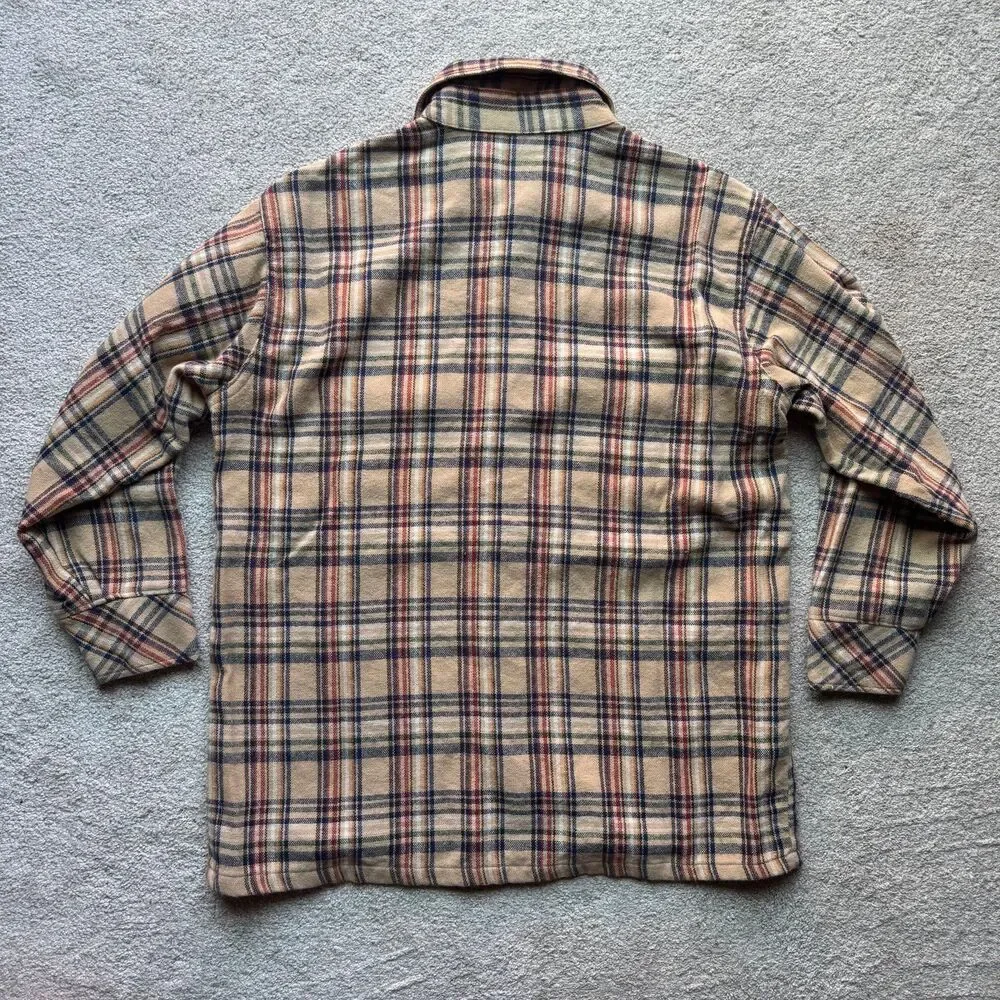 Vintage 70s Made In USA Levi’s Multicolor Plaid Flannel Button Front Shirt